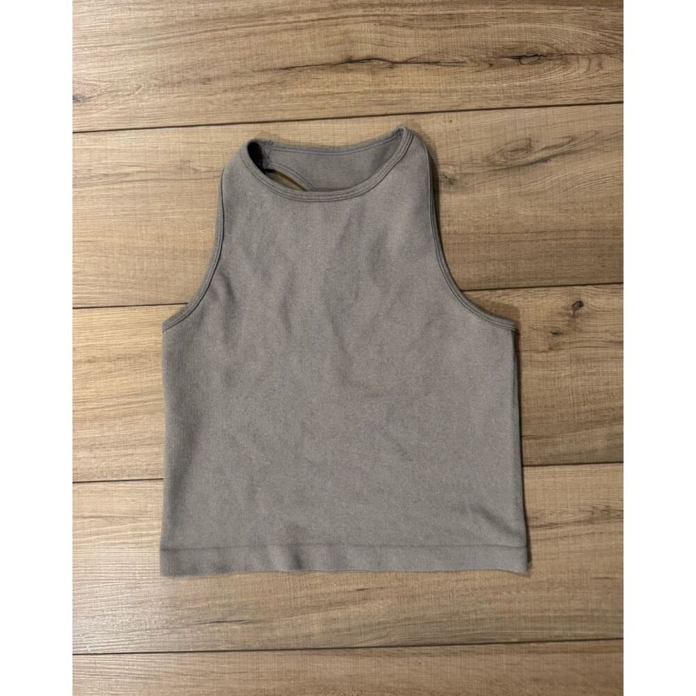 Intimately Free People Tank Top‎ Women's Gray M Medium Stretchy Minimalist basic